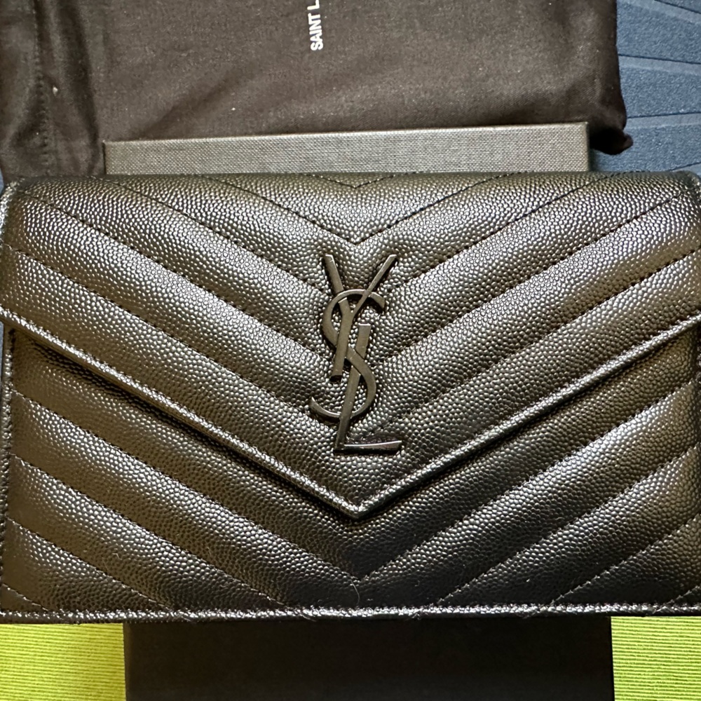 New YSL wallet crossbody